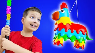 ¿Quién rompe la piñata? | Canciones Infantiles con Max