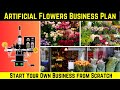 How to start artificial flowers business  start your own business from scratch