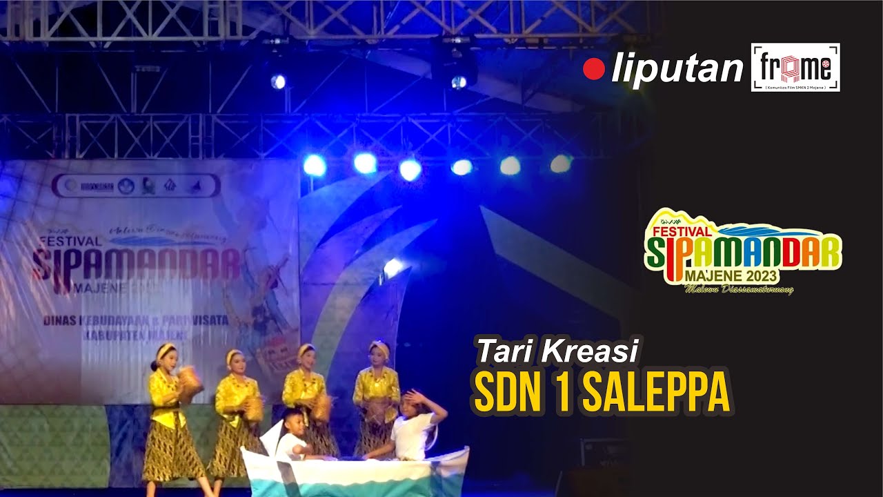 SDN 1 Saleppa TARI KREASI  (Festival Sipamandar)