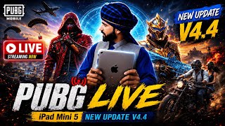 iPAD Mini 5 PUBG Live 🔴 Full Rush Gameplay 🔥New Update V4.4 | VikysGaming786