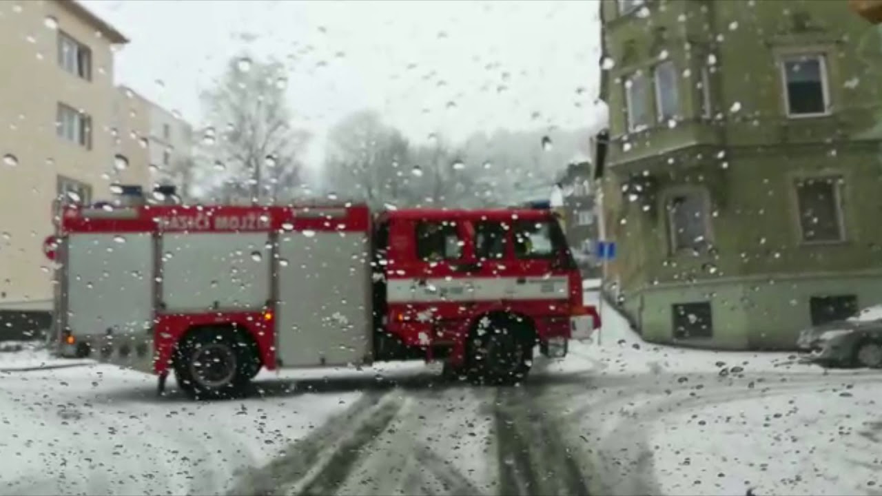 SDH Mojžíř - požár auta