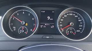 ACCELERATION TEST VW Golf 2017 1.0 TSI DSG