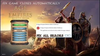 Age of Empires Definitive Edition Fix Context of App Container and Game Crash screenshot 5