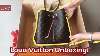 LOUIS VUITTON UNBOXING! Néonoé Bucket Bag!