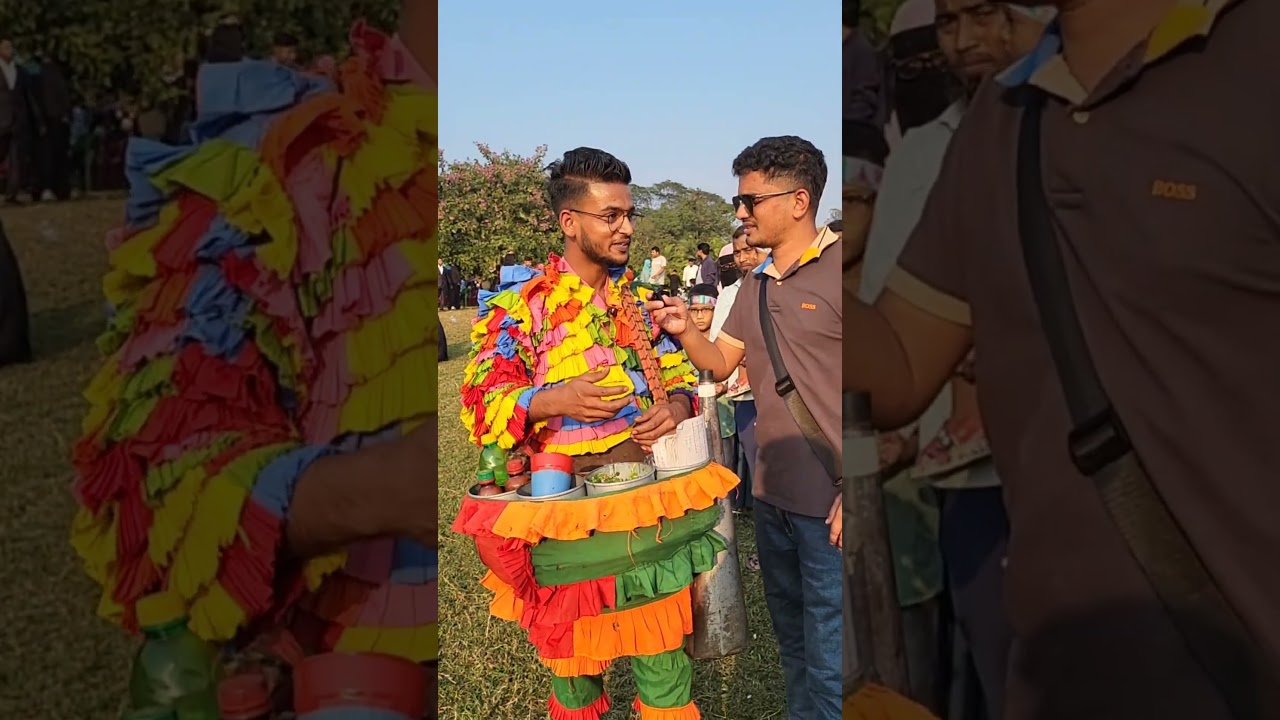 ভিন্ন পোশাকে ভিন্ন স্বাদে চানাচুর ❤️✌️