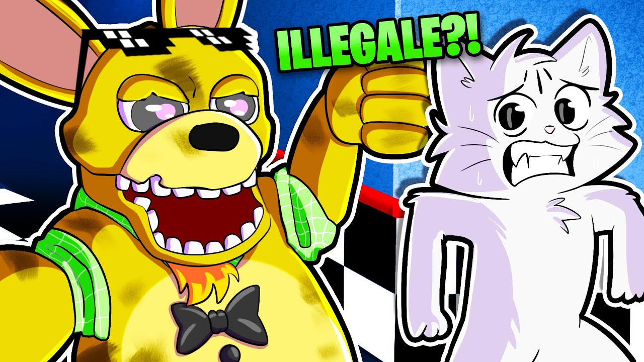 NASCONDINO ILLEGALE CON SPRINGTRAP DEL FILM DI FNAF SU GMOD CON PENITENZA! HO TROLLATO TUTTI!
