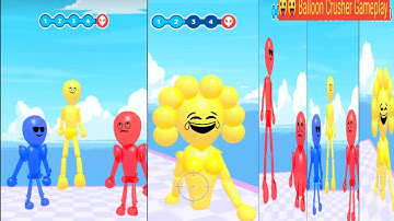 Balloon Crusher Gameplay  ! Balloon Crusher Shoot All Levels games Walkthrought #balloongame