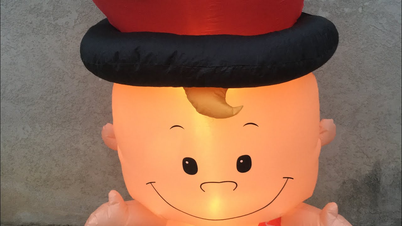 Gemmy 2006 Airblown Inflatable 6ft New Years Baby YouTube