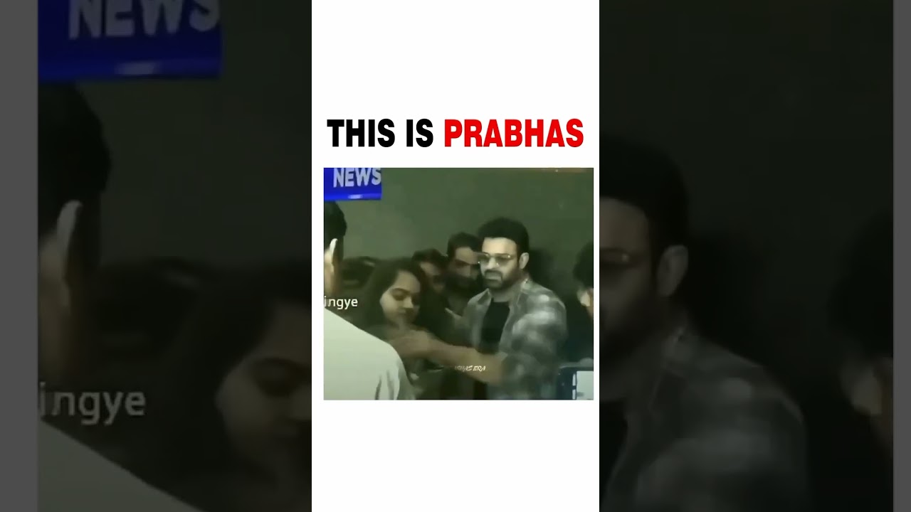 This is Prabhas || Prabhas Reactions On Lady Rebel Fan || Darling Prabhas || Rebel Star PRabhas