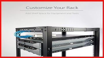 StarTech.com 1U Adjustable Vented Server Rack Mount Shelf - 175lbs