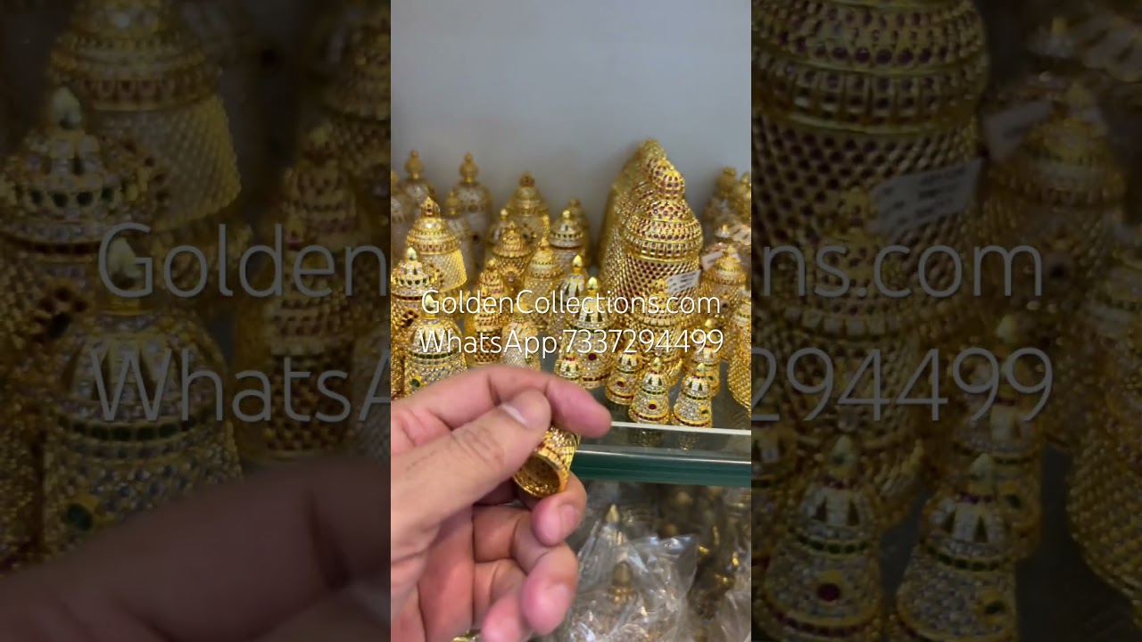 Lord Venkateshwara Swamy CZ Crown  Divine Mukut for Idols 