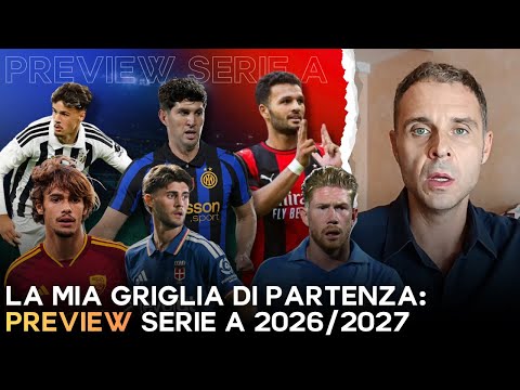 SERIE A BEGINS: MY 2026/2027 POWER RANKINGS