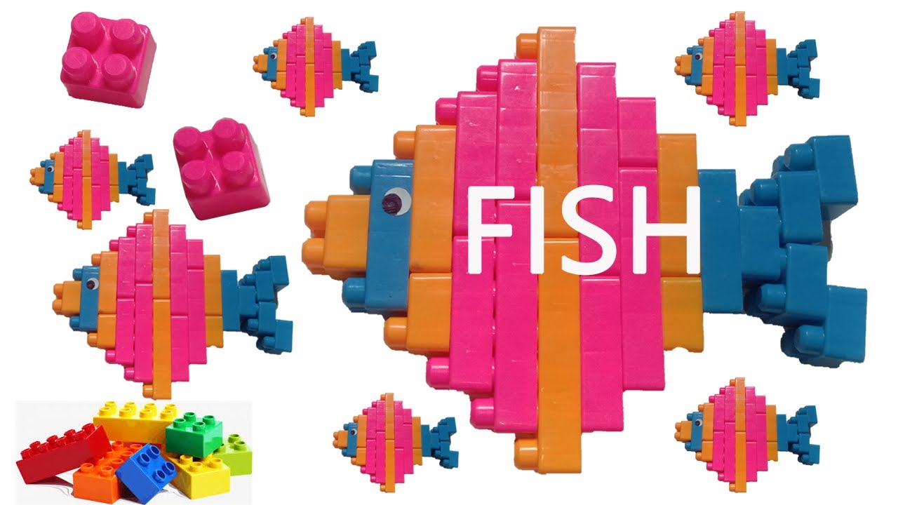 Fish | Building Blocks For Kids | Blocks Fish | Building Fish | Blocks Game | Block Toys || Mossa