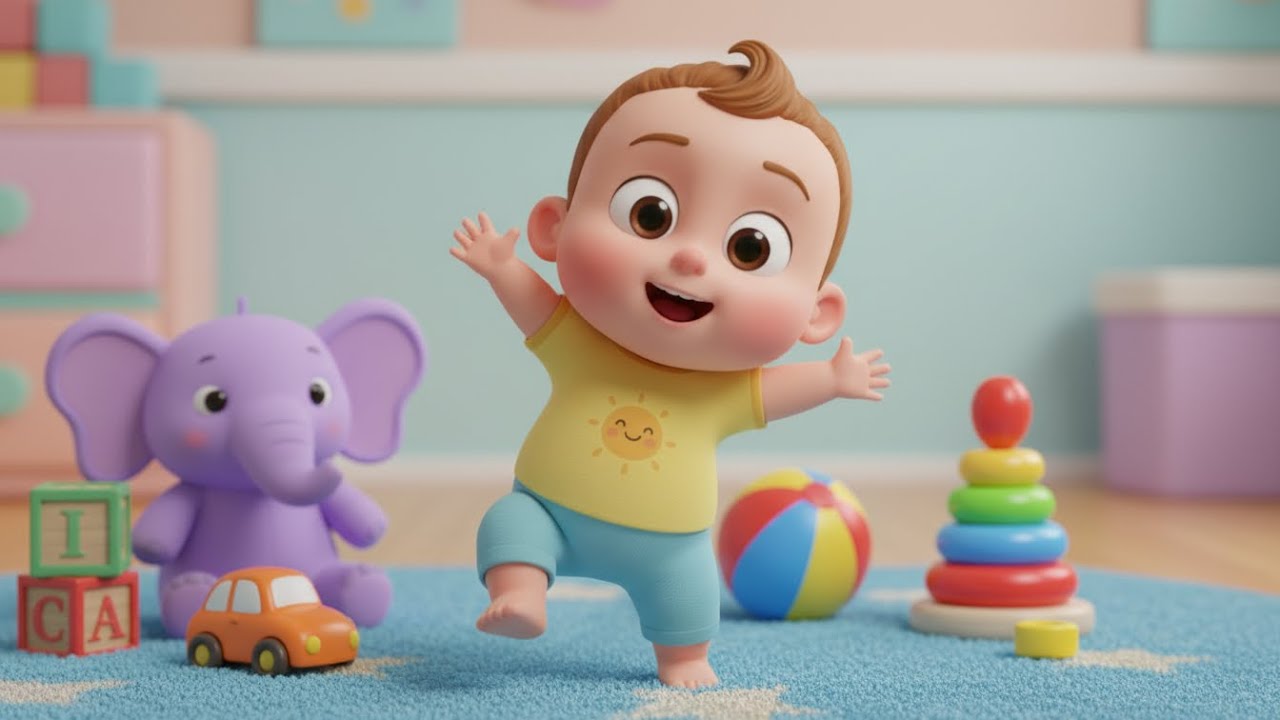 Funny Body Parts Song | Fun Kids Song for Toddlers to Learn Body Parts and Move