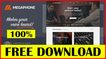 MEGAPHONE V1.2.1 – AUDIO PODCAST WORDPRESS THEME 100% Free
