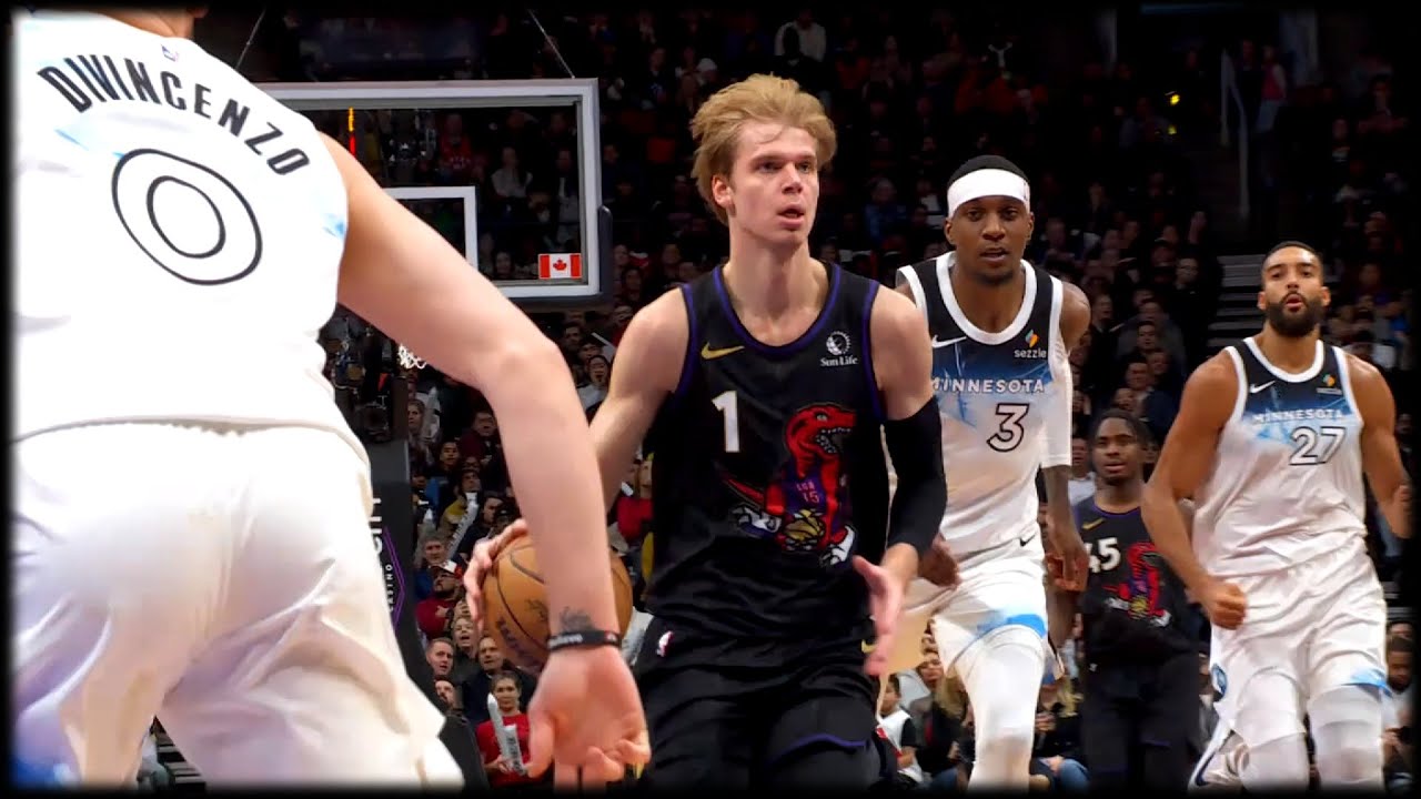 Gradey Dick Hooks Up RJ Barrett for the Slam 😯