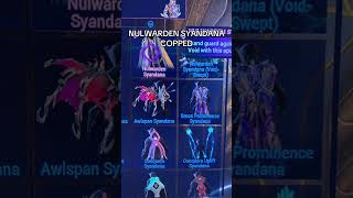I GOT THE NULWARDEN SYANDANA #warframe #tennocreate #warframecommunity #warframepc #gamingfyp