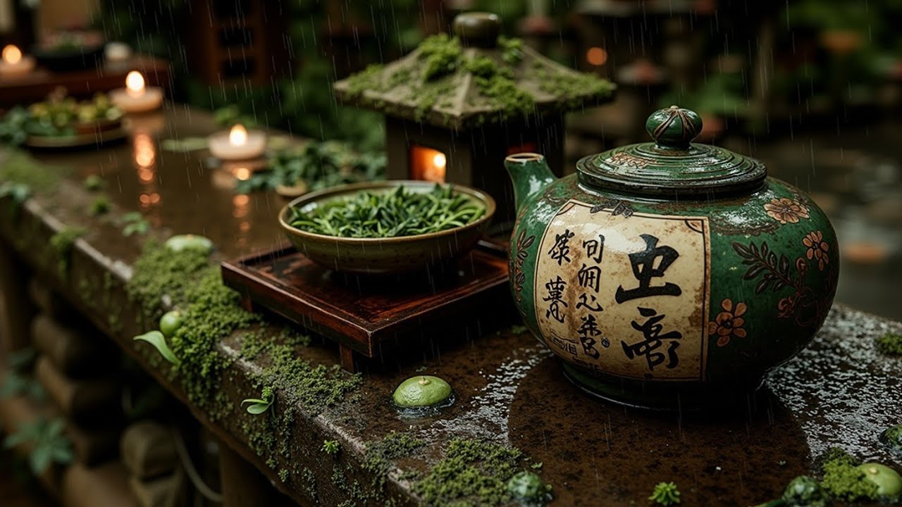 Расслабляющая японская музыка для медитации и атмосфера