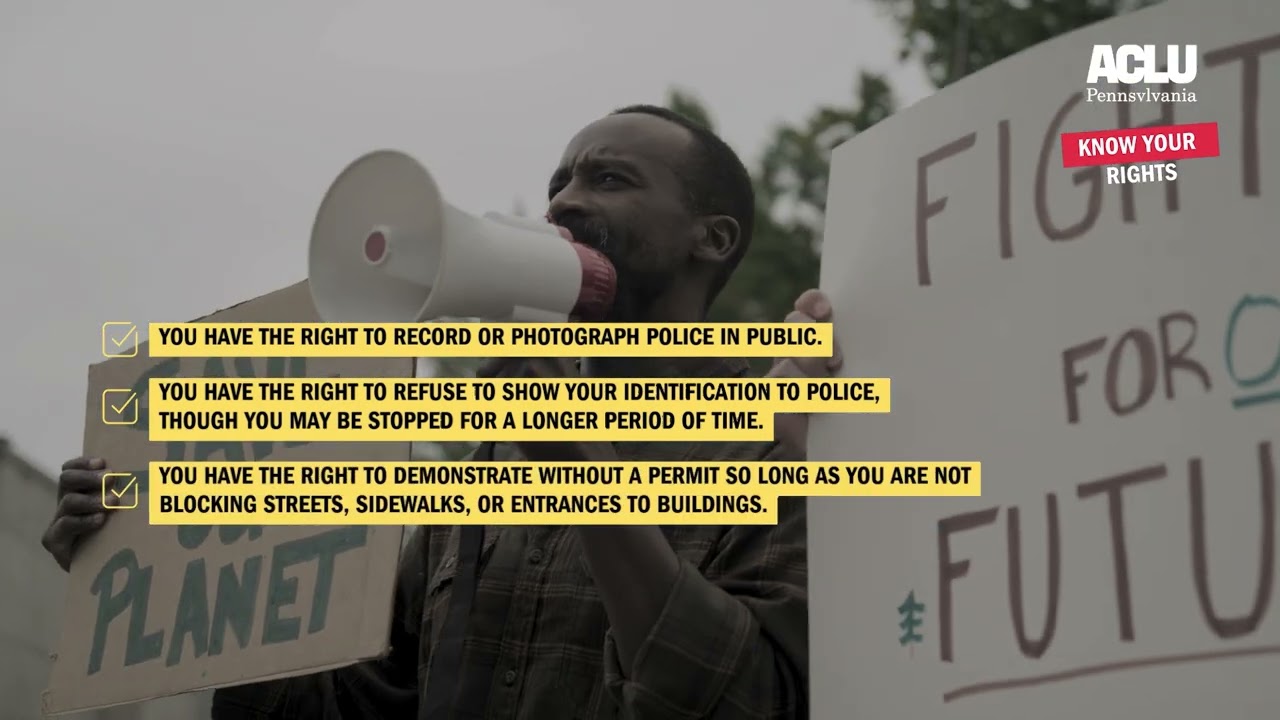Know Your Rights at a Protest in PA!