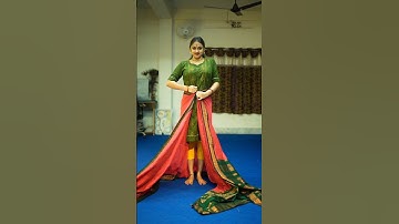 😲Saree Draping Tutorial For Classical Dance।।#dance#shorts#saree#sareedraping#trending#reels#youtube