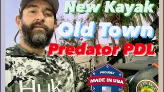 Old town Predator Pdl  Smoke Camo mi nuevo Kayak 🔴