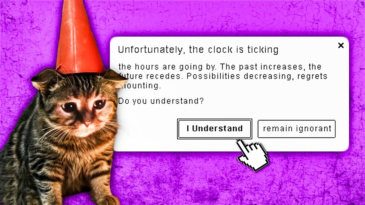 Unfortunately the Clock Is Ticking. Sad meme? YouTube