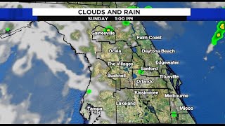 Late-day storms return to Central Florida for Easter Sunday