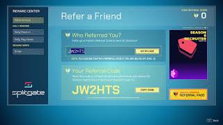 use my splitgate referral code!