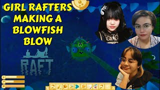 FILIPINO GIRL RAFTERS MAKING A BLOWFISH BLOW | RAFT #2 Funny Moments screenshot 4