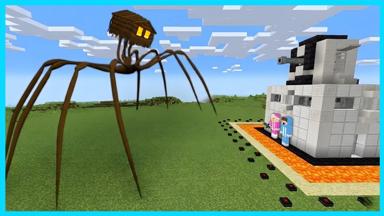 MIPAN & ZUZUZU BUAT RUMAH AMAN VS HOUSE HEAD DI MINECRAFT! SEREM BANGET