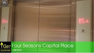 Schindler 5500 MRL Elevators - Four Seasons Capital Place, Jakarta (Carpark)