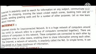 class 5th #Internet ( Chapter 9)