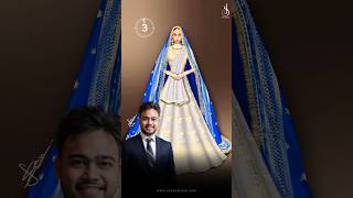 Digital Fashion Illustrations by Sanyam Kr. Jain | #shorts #youtubeshorts