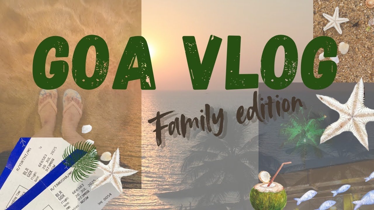 Goa trip with fam 🏖️ | family |vacation | vlog | goa | beach 