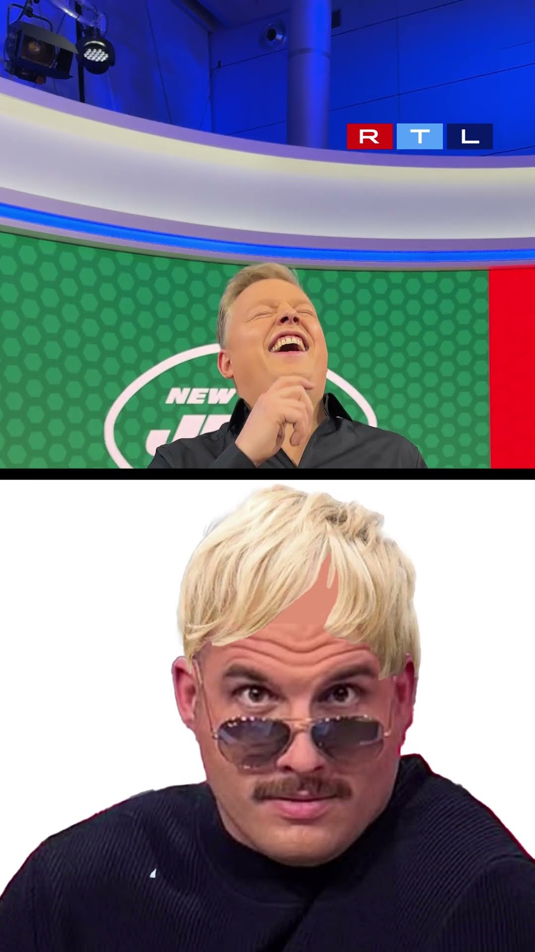 Björn sollte die Frisur mal rocken ? #rtlnfl #björnwerner #frisur