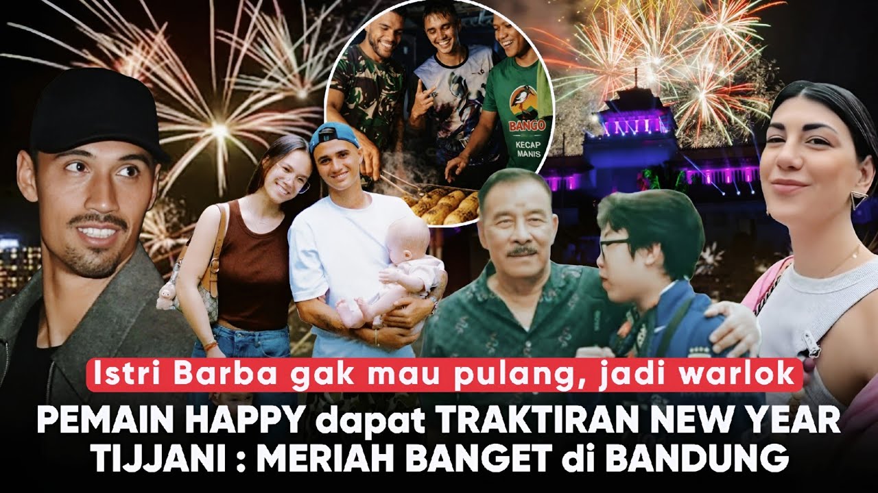 Tijani Tersentuh Lihat Eliano Tahun Baruan, Istri Barba Jadi Warlok” Bos Persib Traktir Semua Pemain