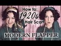 How to Tie a Vintage 1920's Style Hair scarf - A modern flapper or Gatsby hair scarf tutorial