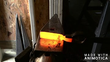 Blacksmithing - Forging a Chisel - Part 1 The Blade