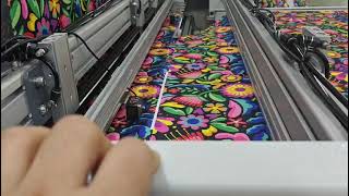 Fully automatic fabric cross cutting machine #curtains #blankets #bedsheet #showercurtain #factory