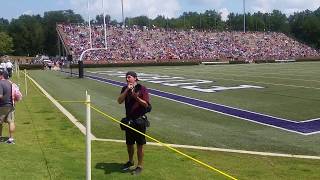 Mr.G's Solar Eclipse: Walking into Furman University Paladin Stadium