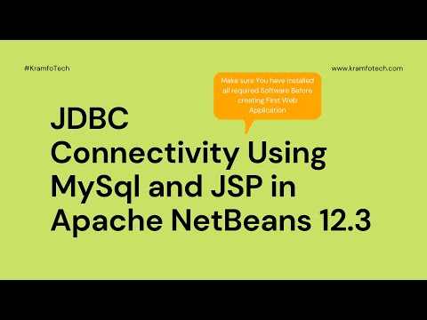 JDBCConnectivity Using MySql and JSP in Apache NetBeans 12.3