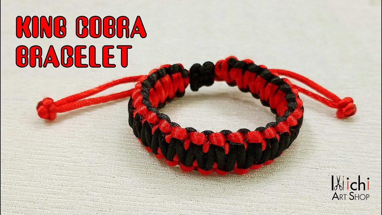 Hướng dẫn cách làm vòng tay handmade King Cobra bằng... - youtube