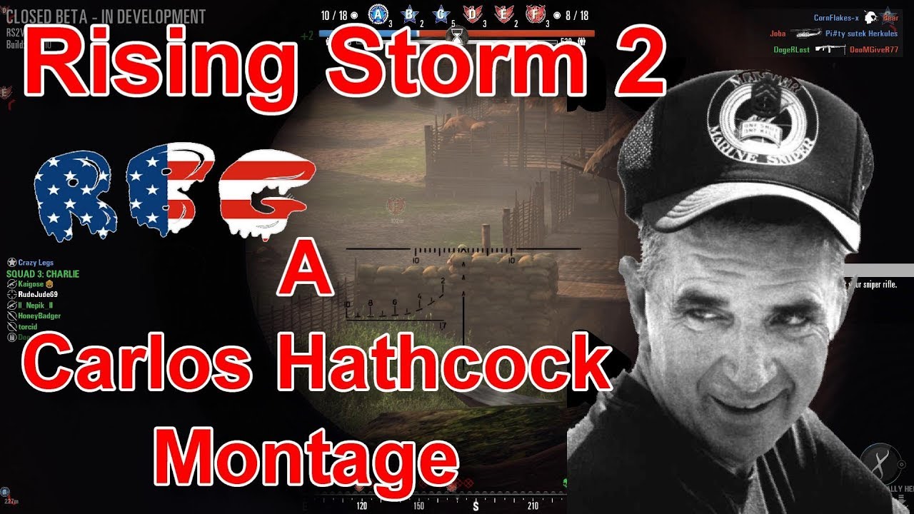 Rising Storm 2 - A Carlos Hathcock Montage - Smile Empty Soul - Bright Side