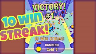 10 Win Streak - First Play Of Ping.io