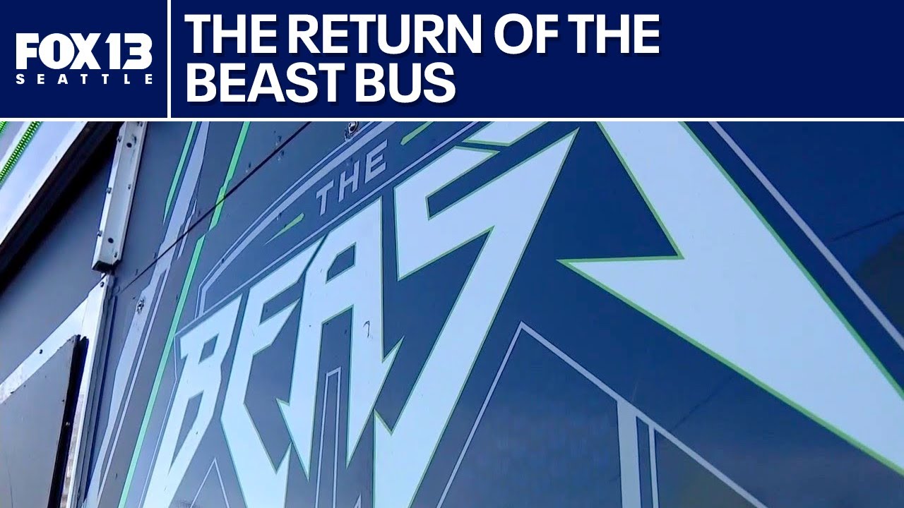 Beast Bus tailgate returns for Seahawks playoff game, supports veterans | FOX 13 Seattle