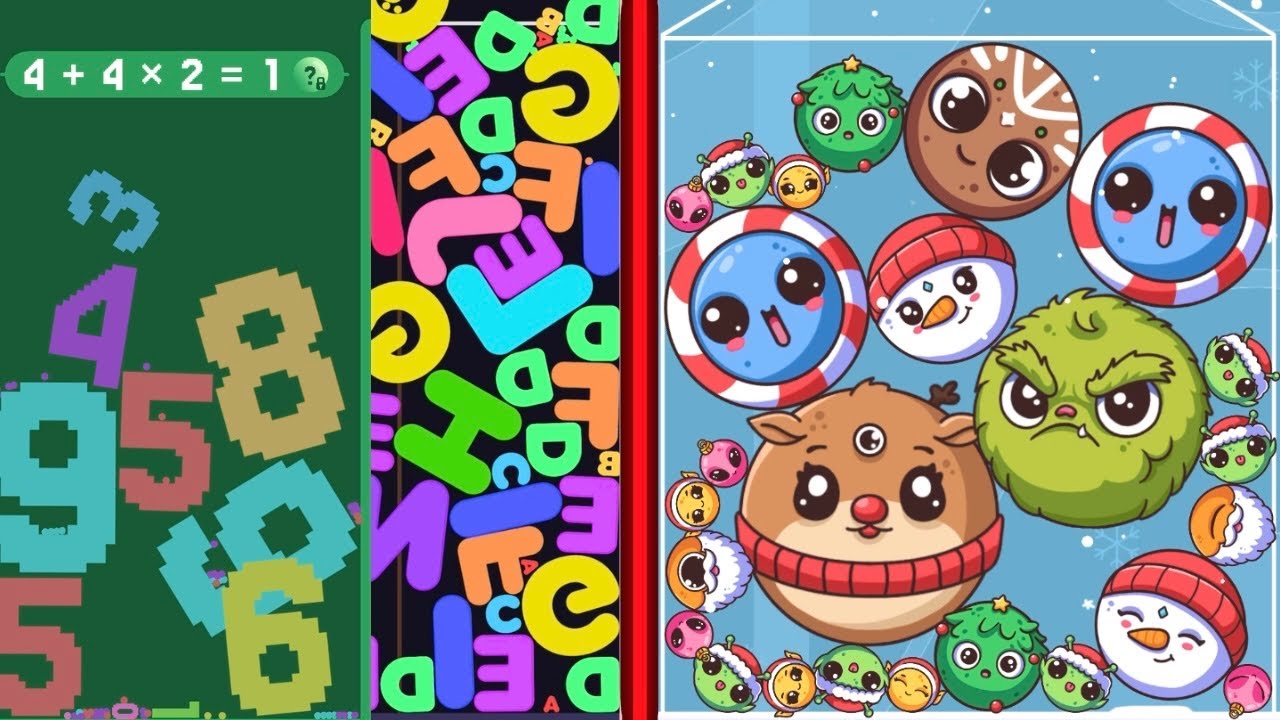 🔤🔢 I Like ABC Alphabet Merge Numbers Puzzle VS 👽🍉 Alien Fusion Watermelon – Gameplay | All Levels