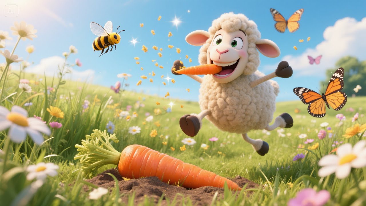 Woolly Sheep, What Do You Say | Talking Animal Song for Kids | Soft & Sweet Nursery Rhyme