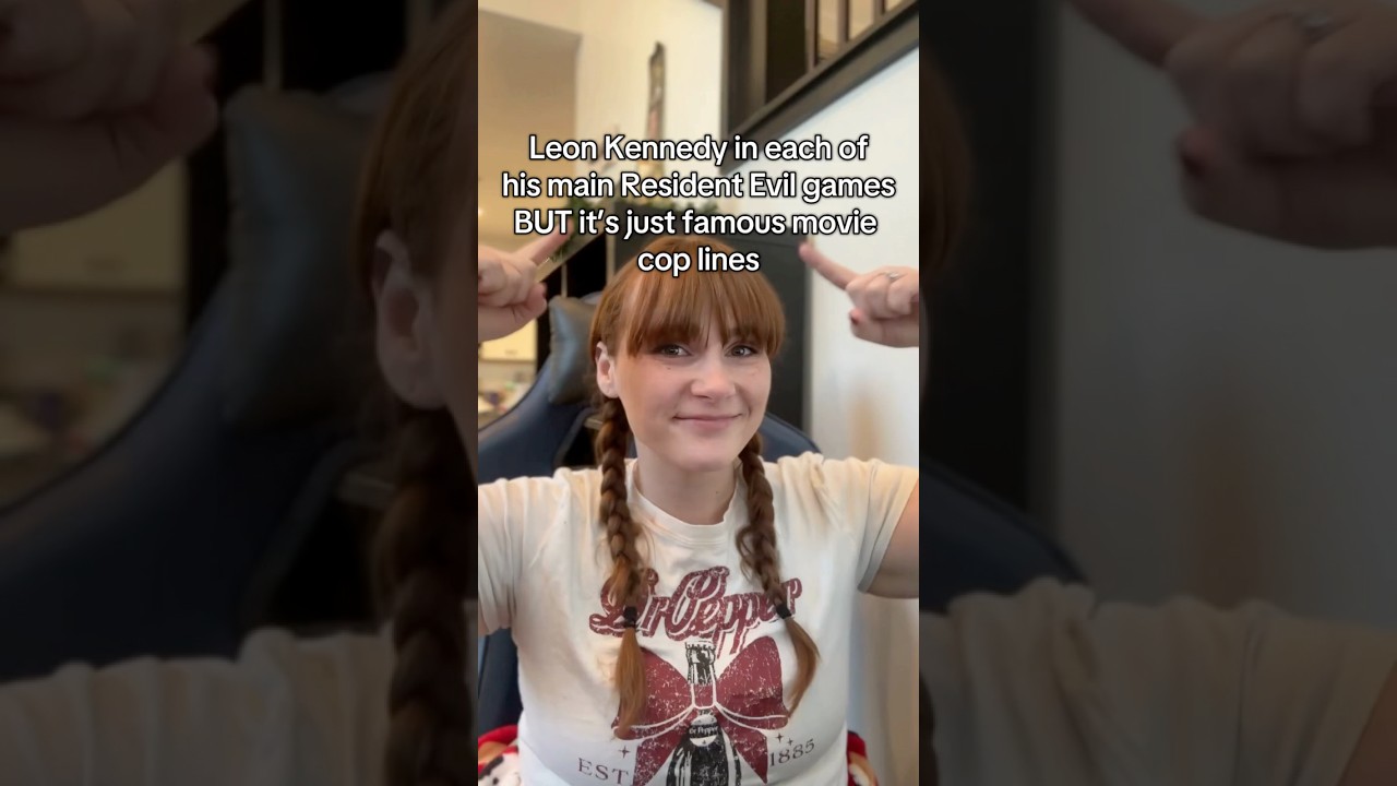 Leon Kennedy but it’s just Movie Cop Quotes 