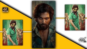 Pushpa- Pushpa Raj "stylish star 🌟 Allu Arjun" Full Screen Status ||🔥Attitude WhatsApp Status