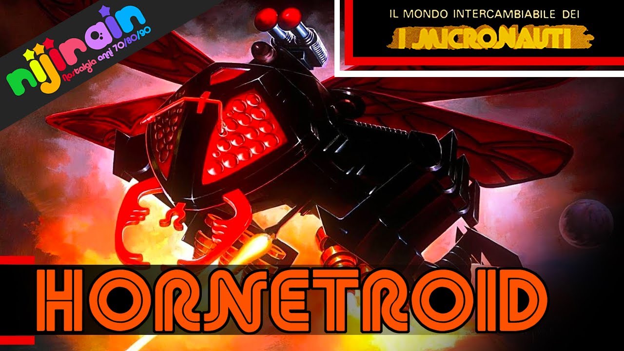 Micronauti HORNETROID - Nijirain Giocattoli anni 70/80/90